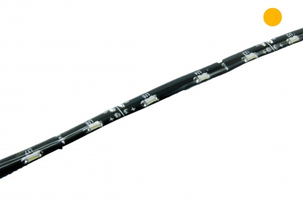 2 Bandes Flexible LED SIDE - 60cm - Eclairage de coté - Clignotant - Orange