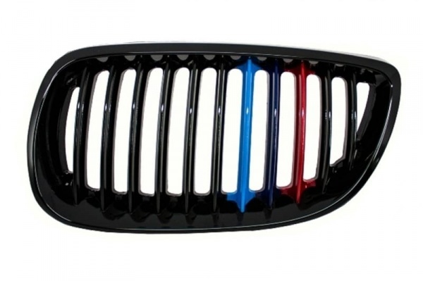 Grilles calandre BMW Serie 3 E92 E93 - Noir - Mpower