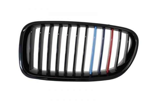 Grilles calandre BMW Serie 5 F10 F11 - Noir Brillant Mpower
