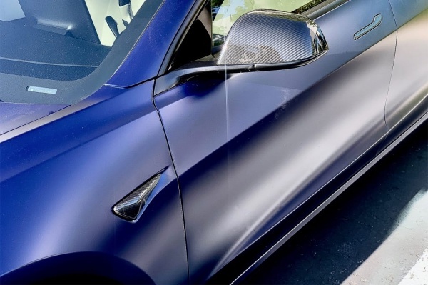 Coques de clignotants - noir carbone  - Tesla Model 3 Y S X
