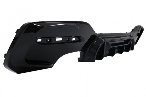 Diffuseur arriere BMW serie 1 F20 F21 LCI 15-18 competition double sortie double