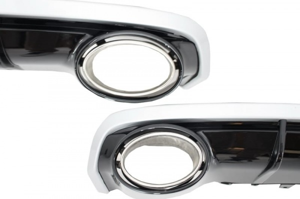 Diffuseur arriere AUDI A6 C7 phase 2 15-18 - Look RS6
