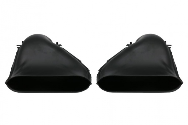Diffuseur arriere AUDI A6 C8 sline 18-22 - Look S6 noir brillant inox