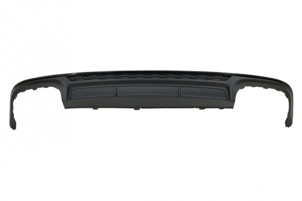 Diffuseur arriere AUDI A6 C8 sline 18-22 - Look S6 noir brillant inox