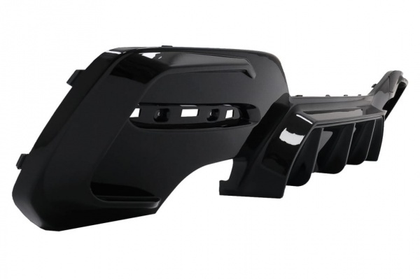 Diffuseur arriere BMW serie 1 F20 F21 LCI 15-18 double sortie double