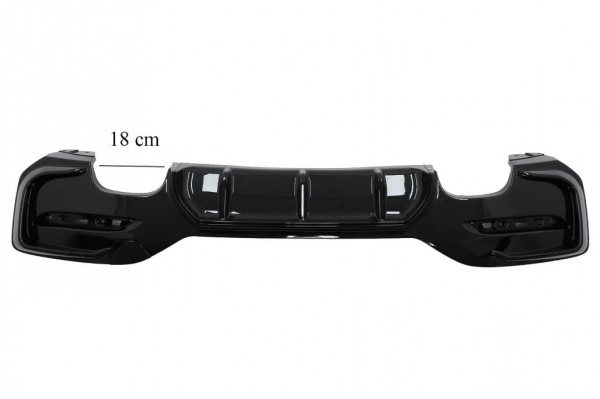 Diffuseur arriere BMW serie 1 F20 F21 LCI 15-18 double sortie double