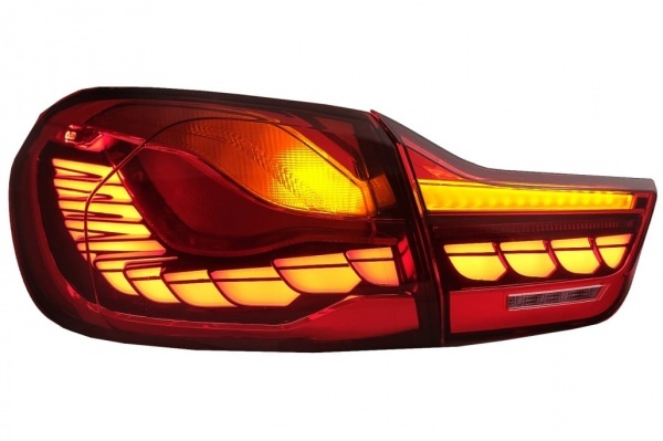 2 Feux arriere OLED dynamiques BMW Serie 4 F32 F33 F36 - 13-19 - Rouge
