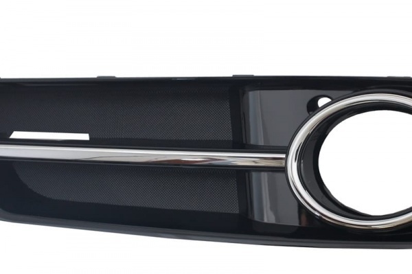 Grilles antibrouillard Audi A3 8P facelift 08-12 - Noir brillant - look S3