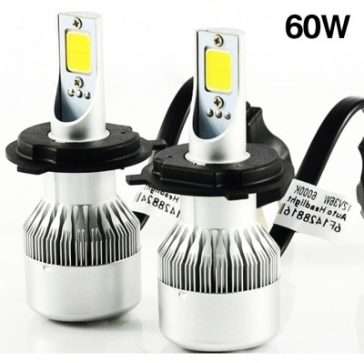Meer Decimale Acteur 2 LED-lampen H4 HEADxtrem C6 8500lumens 120W - Zuiver wit - YakaEquiper.com