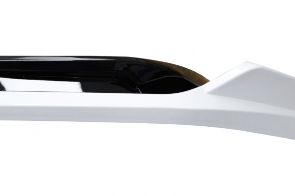 Spoiler lame avant standard - VW GOLF 7 13-17 - look ABT - noir blanc brillant