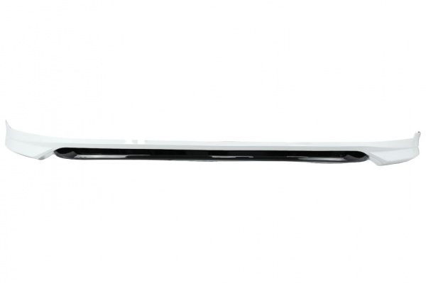 Spoiler lame avant standard - VW GOLF 7 13-17 - look ABT - noir blanc brillant