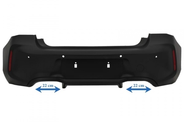 Pare choc arriere BMW Serie 1 F20 F21 15-19 - look M2 - PDC