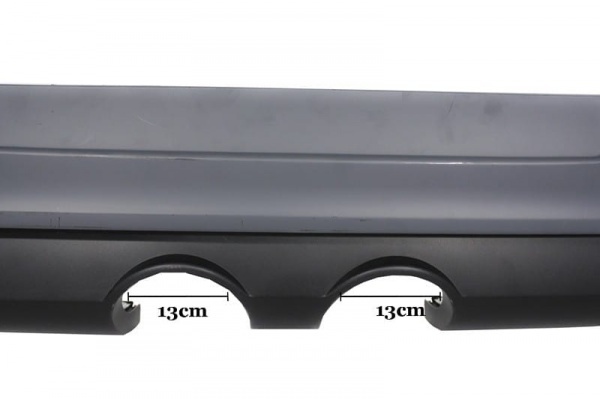 Pare choc arriere VW Golf 5 (V) look R32 - double sortie centrale protec