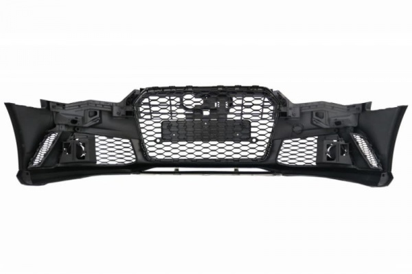 Pare choc avant AUDI A6 C7 phase 2 - 14-18 - Look RS6 - Noir