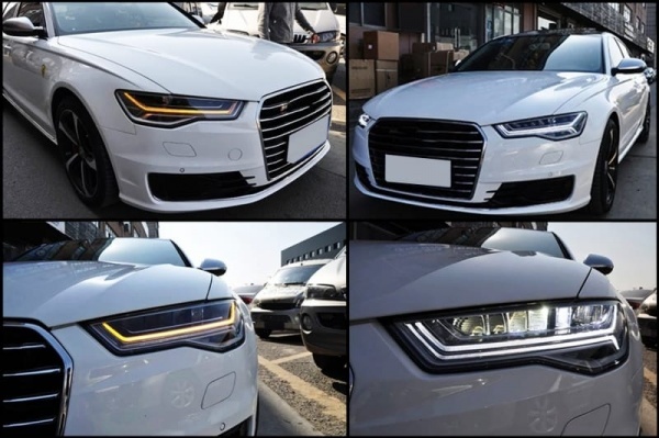 2 Phares FullLED AUDI A6 4G C7 2014-2018 - look matrix - dynamiques