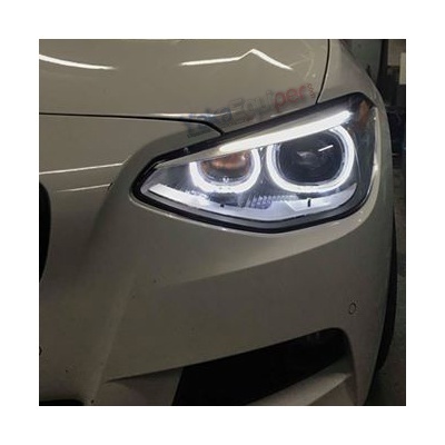 2 BMW Serie 1 F20 Angel Eyes Scheinwerfer Look Xenon LED V2 Phase
