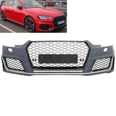 KÜHLERGRILL AUDI A4 B8 "LOOK RS4 FULL BLACK" (09-12