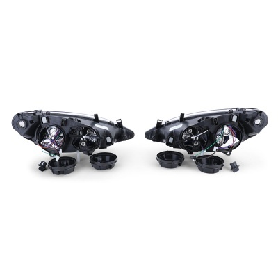 Phares Complets Avec Ampoules Pour Peugeot 307 - Modèles Hayon, Break, Cabriolet - Compatible à Partir De 07/2005