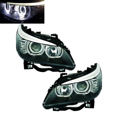 Xenon CCFL Angel Eyes Scheinwerfer für BMW 5er E60/E61 05-07