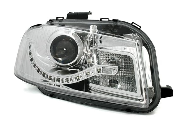 2 Phares avant Audi A3 8P Devil Eyes LED - Chrome