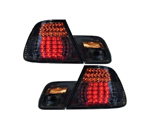 2 Feux arriere BMW E46 Berline LED 01-05 - Fumé Noir