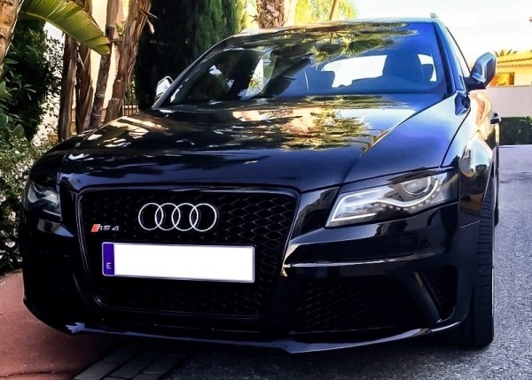 Pare choc avant AUDI A4 B8 phase 1 08-11 - Look RS4 - Noir