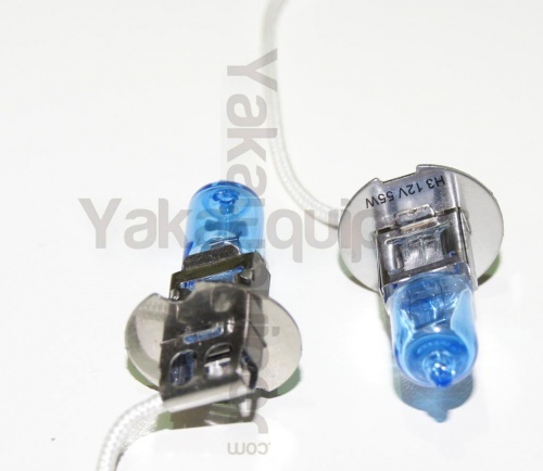 Pack 2 Ampoules H3 Effet Xenon - Super White 5000K