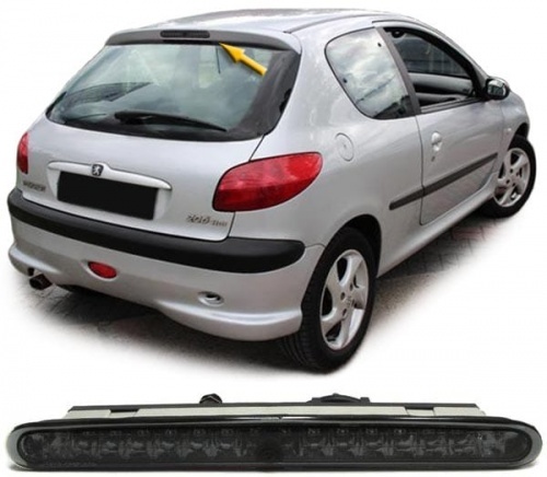 3eme feux stop LED Peugeot 206 - Noir teinté
