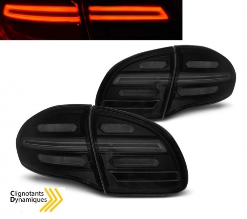2 Feux pour Porsche Cayenne fullLED dynamiques 10-15 - Teinte