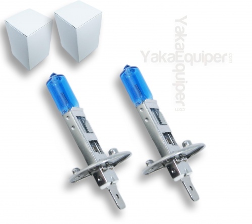 Pack 2 Ampoules H1 Effet Xenon - Super White 5000K