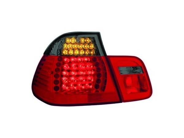 2 Feux arriere BMW E46 Berline LED 01-05 - Rouge Fume