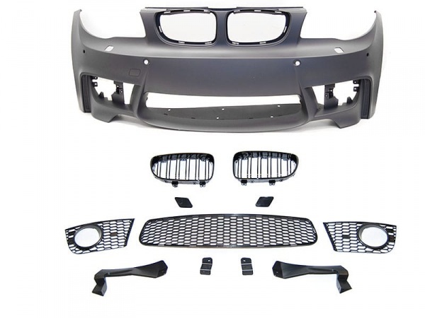 Pare choc avant BMW Serie 1 E87/E81/E82/E88 04-13 look M1 - PDC