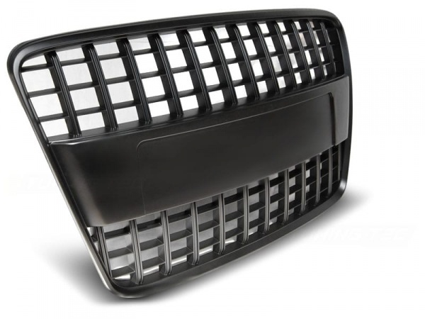 Grille calandre Audi Q7 05-09 - look S  - Noir Mat