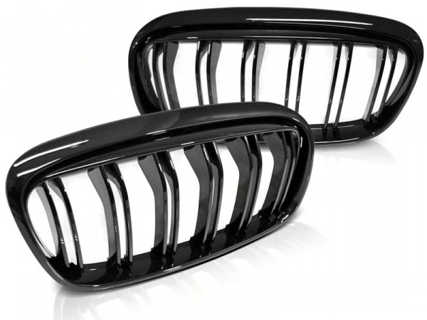 Grilles calandre BMW Serie 2 F45 F46 - Noir brillant look M