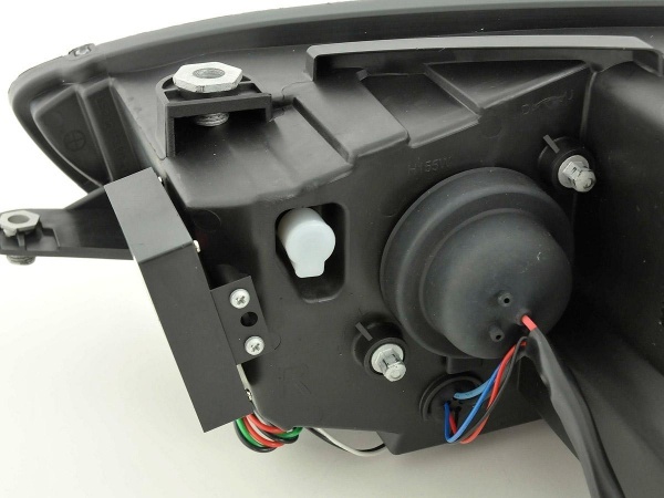 2 Phares avant VW Scirocco Devil Eyes LED 08-14  - Noir