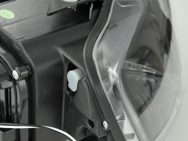 2 Phares avant VW Passat B6 (3C) Devil Eyes LED - Noir