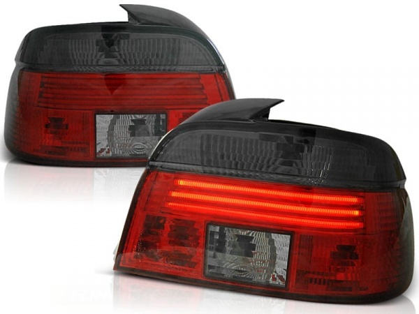 2 Feux arriere LED BMW Serie 5 E39 phase 1 95-00 - Rouge fumé