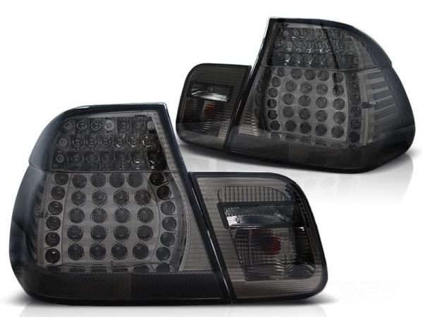 2 Feux arriere BMW E46 Berline LED 01-05 - Fumé Noir