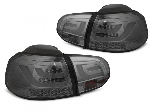 2 Feux arriere VW Golf 6 - LTI+LED - Teinté