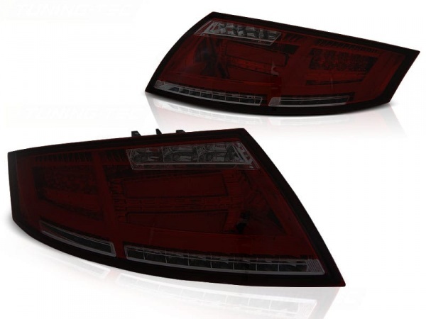 2 Feux arriere AUDI TT 8J LTI - Fume Rouge - Cligno dynamique