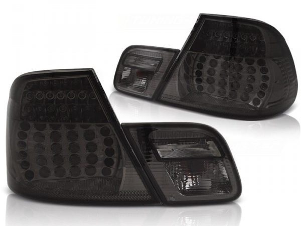 2 Feux arriere BMW Serie 3 E46 Coupe 03-06 - Fume