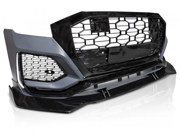 Pare choc avant AUDI Q8 18-25 - Look RSQ8 - Noir