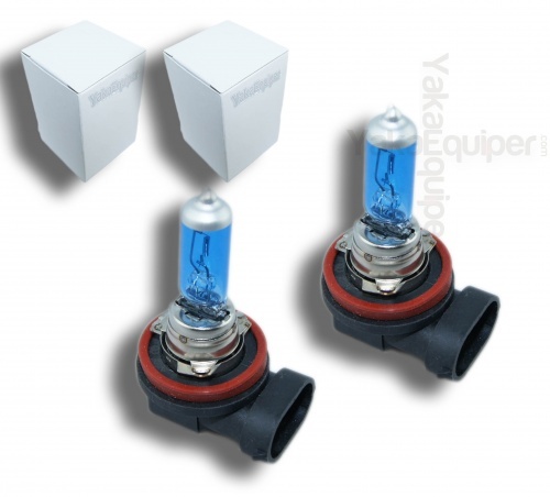 Pack 2 Ampoules H8 Effet Xenon - Super White 5000K