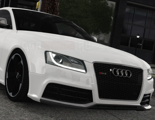 Pare choc avant AUDI A5 07-11 - Look RS5 - Noir