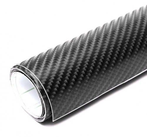 Vinyl adhesif 4D-B Carbone noir au metre / 150cm