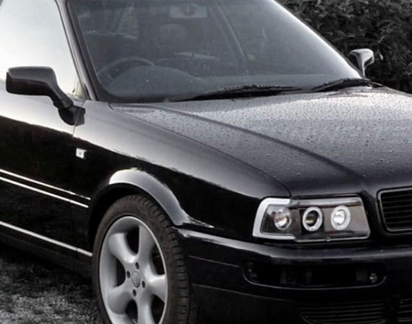 2 Phares angel eyes  AUDI 80 B4 - 91-96 - Chrome