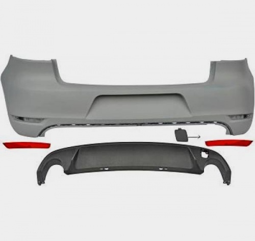Pare choc arriere VW Golf 6 (VI) look GTI