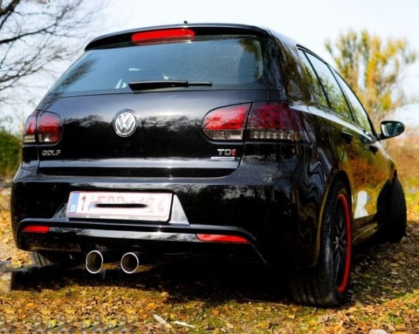 Pare choc arriere VW Golf 6 (VI) look R20