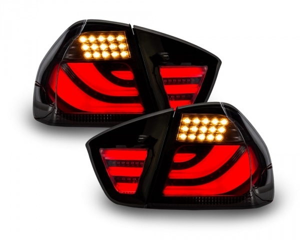 2 Feux arriere BMW Serie 3 E90 05-08 - LTI - Noir