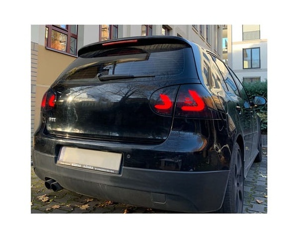 2 Feux arriere carDNA VW Golf 5 03-08 fullLED - Noir